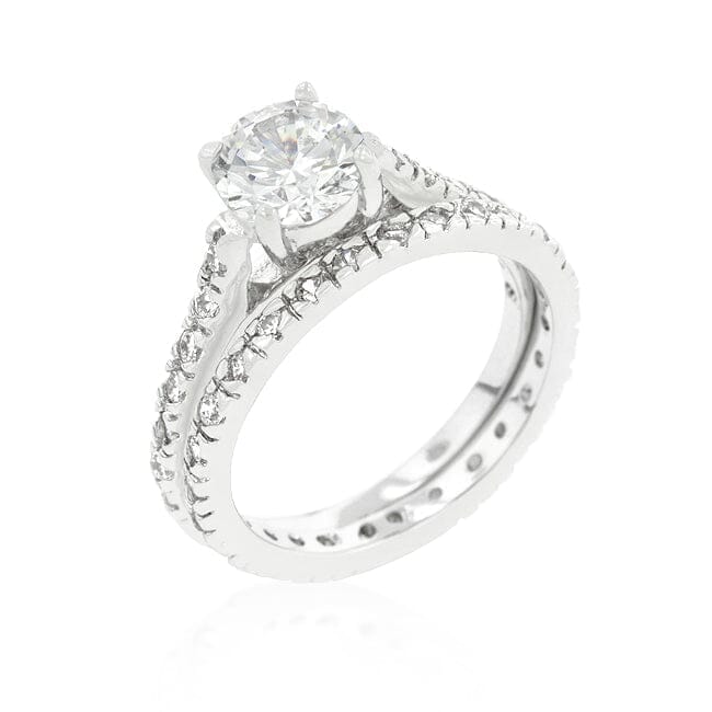 Glistening Engagement Ring Set Rings Das Juwel 