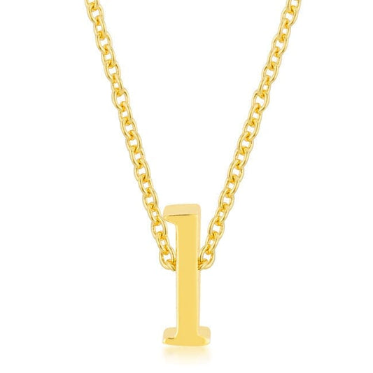 Golden Initial L Pendant  