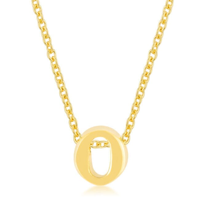 Golden Initial O Pendant  
