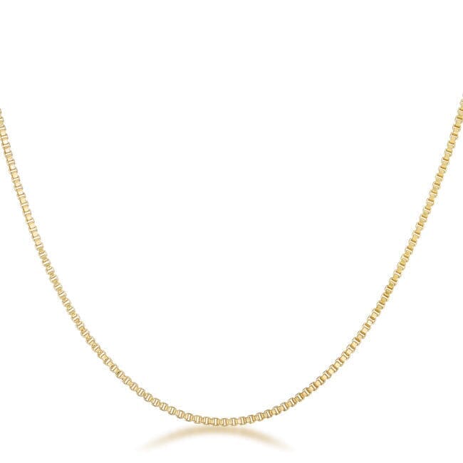 Golden Rolo Chain - 1mm  