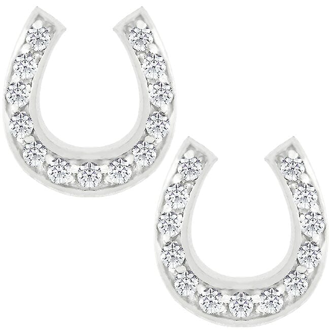 Horseshoe Stud Earrings Earrings Das Juwel 