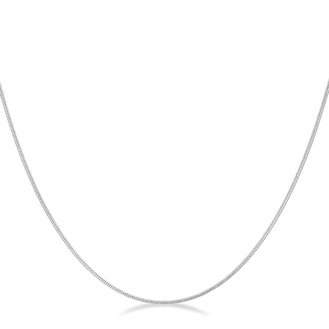 Interlocked Silver Chain  
