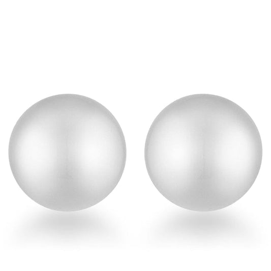 Julie Rhodium Sphere Stud  