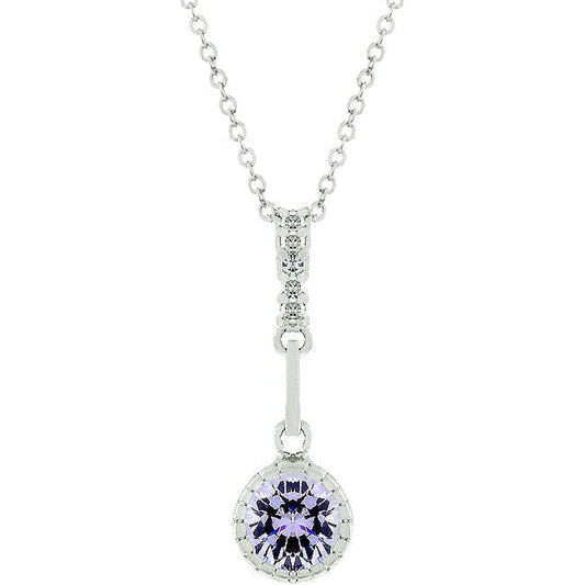 Lavender Drop Pendant  