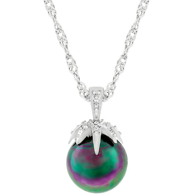 Leafed Tahitian Pearl Pendant Pendants Das Juwel 