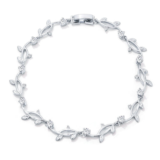 Nathans Vine Cubic Zirconia Bracelet Bracelets Das Juwel 
