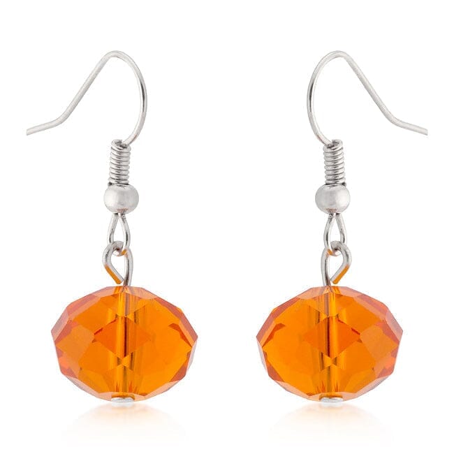 Orange Faceted Bead  