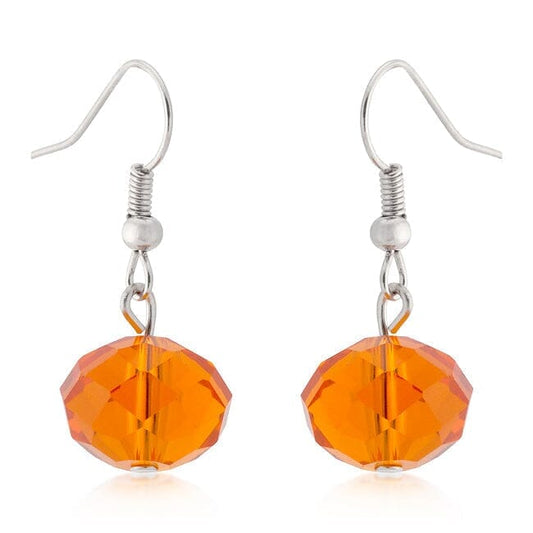 Orange Faceted Bead  
