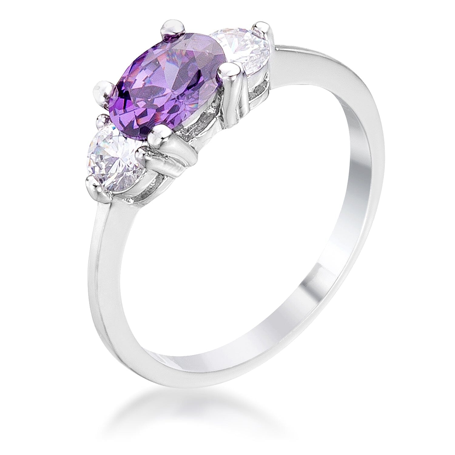 Oval Sonnet Cubic Zirconia Ring Rings Das Juwel 
