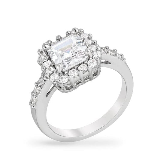 Pave Asscher Ring Rings Das Juwel 