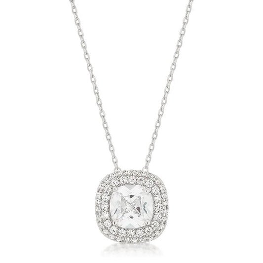 Pave Halo Pendant  