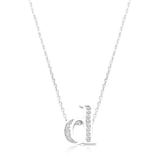Pave Initial D Pendant  