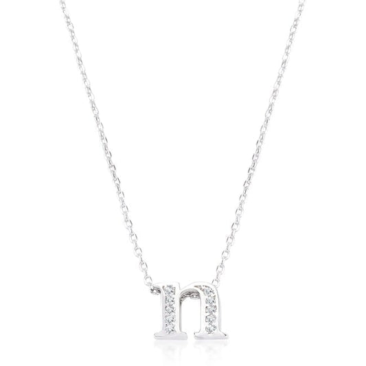 Pave Initial N Pendant Pendants Das Juwel 