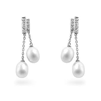 Pearl Diamond Dangles Fine Jewelry  