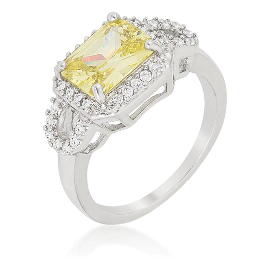Radiant Cut Halo Ring  