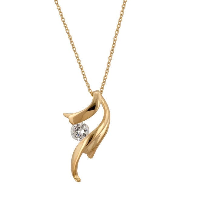 Solitaire Winged Pendant Pendants Das Juwel 