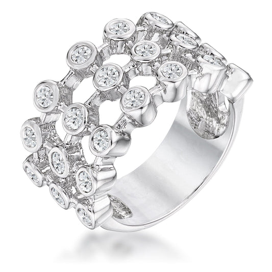 Tiered Contemporary Ring Rings  