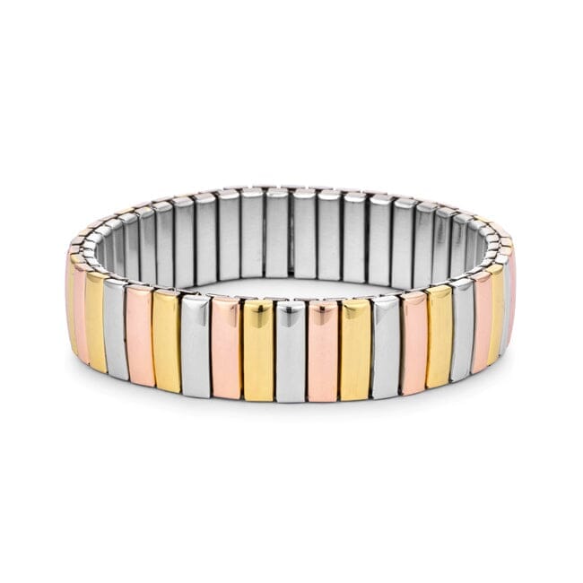Tritone 14mm Stainless Steel Stretch Bracelet  