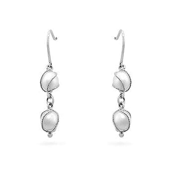 White Gold Pearl Drops Fine Jewelry  